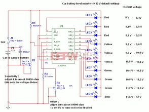 简单而可靠的车用电池测试仪电路设计 基于集成电路的实现